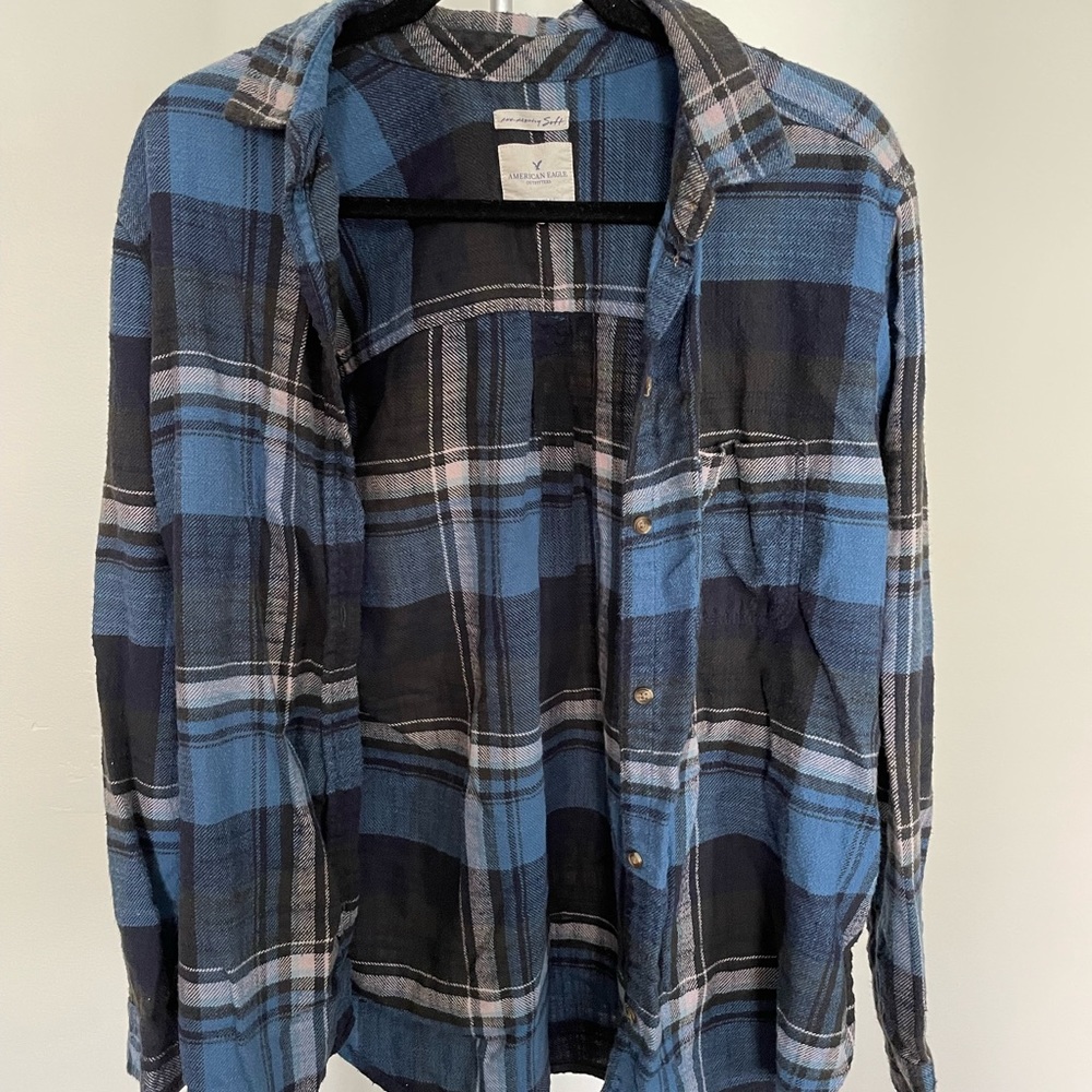 Blue flannel